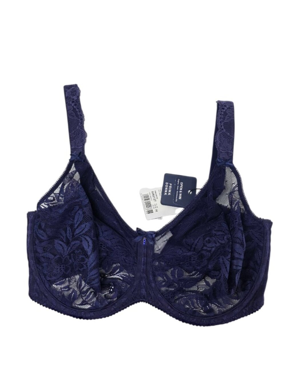 Prima Donna Madison Full Cup Bra, Blue Bijou, Underwire, Unpadded, Size 36H